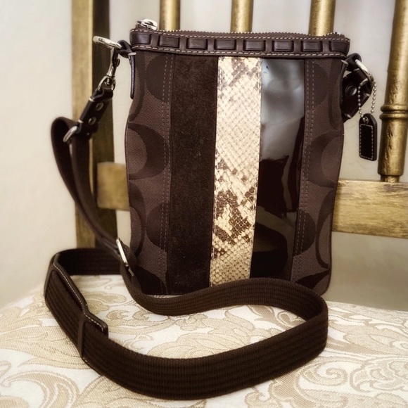 ⭐️COACH Crossbody - Suede, Python, Patent Leather